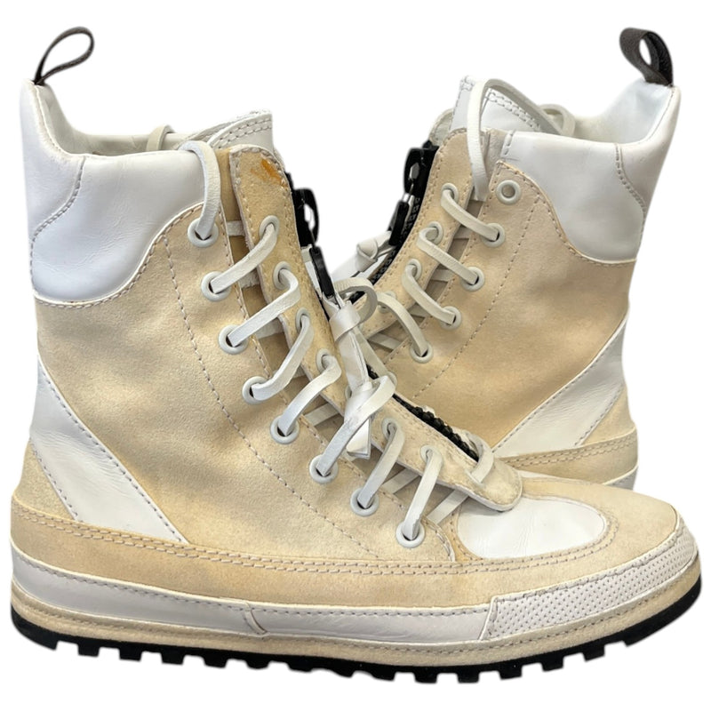 Women's Palm Canyon Desert Laureate Combat Boots Beige Size EU 36 / UK 3