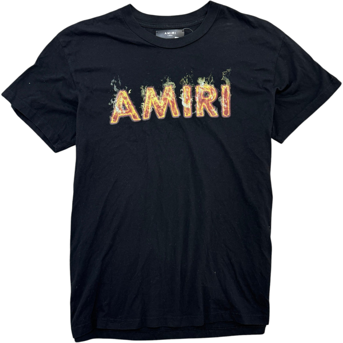 Men's Flame Logo T-Shirt Black Size XS - Photo 1