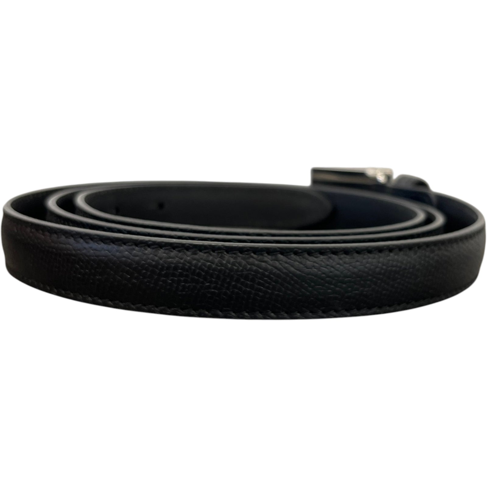 Women's Plaque Logo Belt Black Size Waist 40" - Photo 2