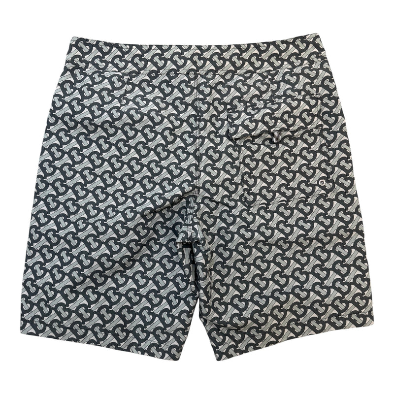 Men's TB Monogram Shorts Grey Size M / W32