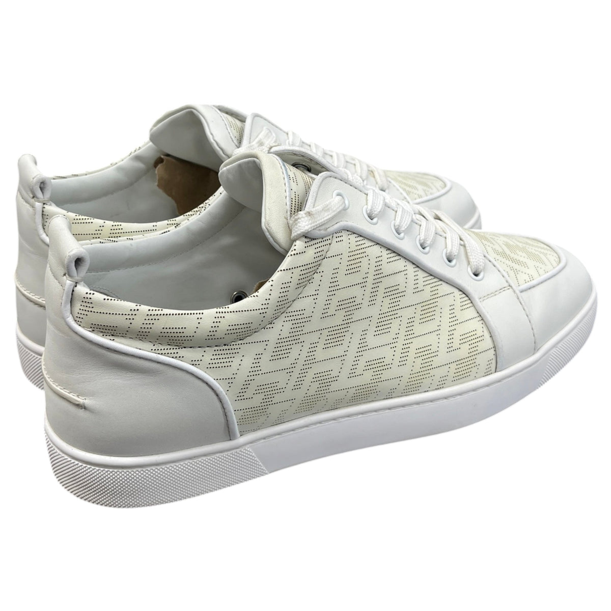 Men's Adolon Junior Low Trainers White Size UK 10 / EU 44 - Photo 8