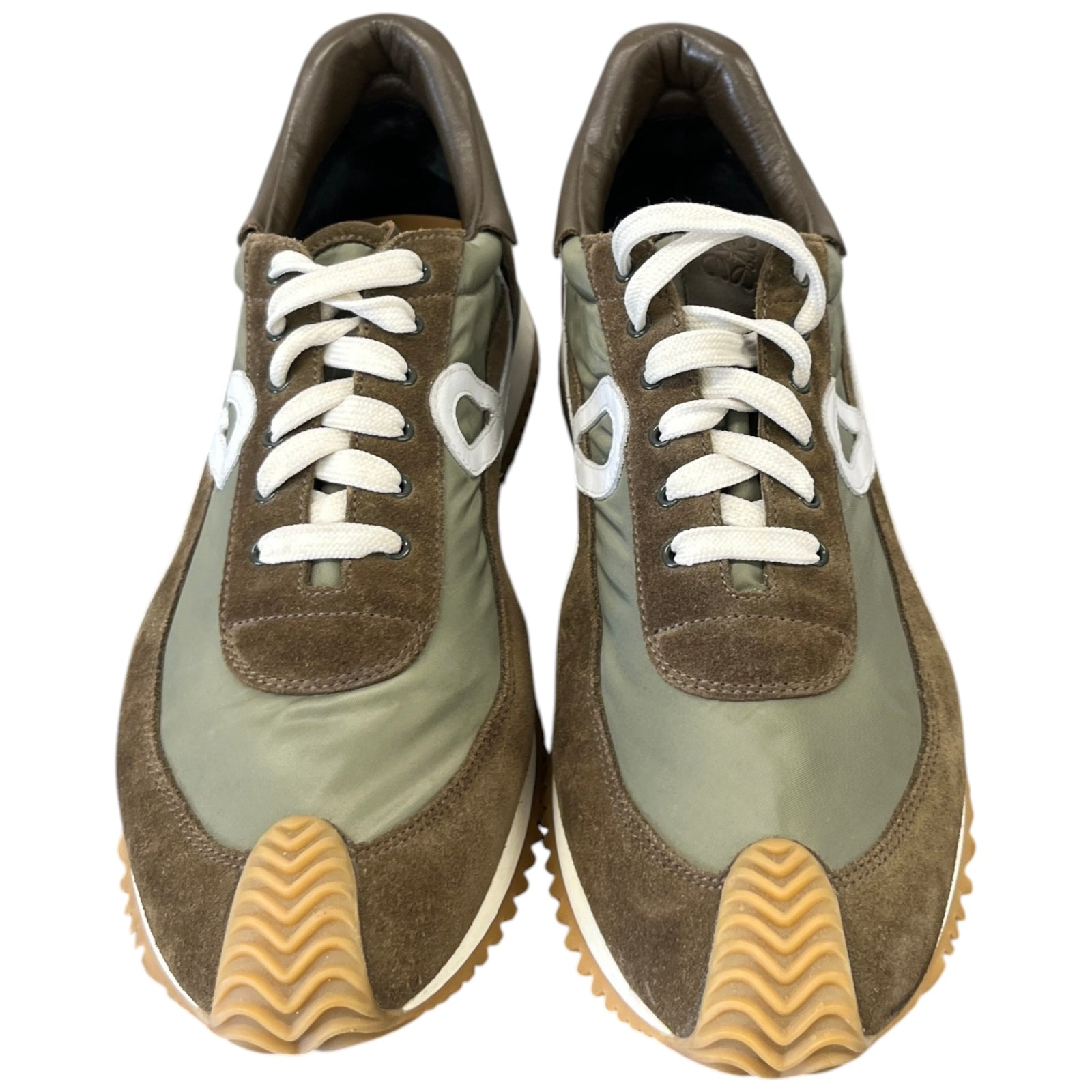 Men's Flow Runner Low Trainers Khaki Size UK 11 / EU 45 - Photo 6