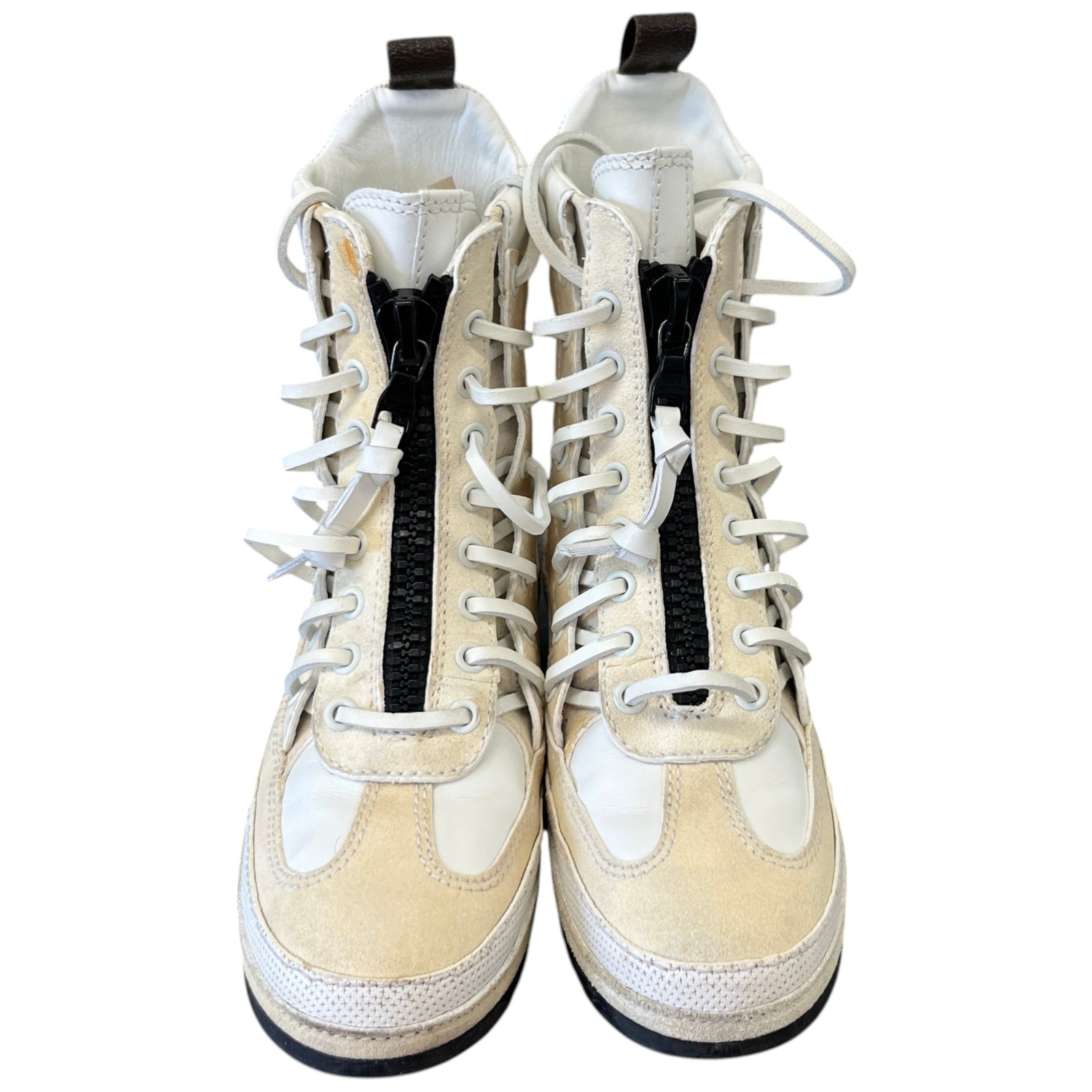 Women's Palm Canyon Desert Laureate Combat Boots Beige Size EU 36 / UK 3 - Photo 6