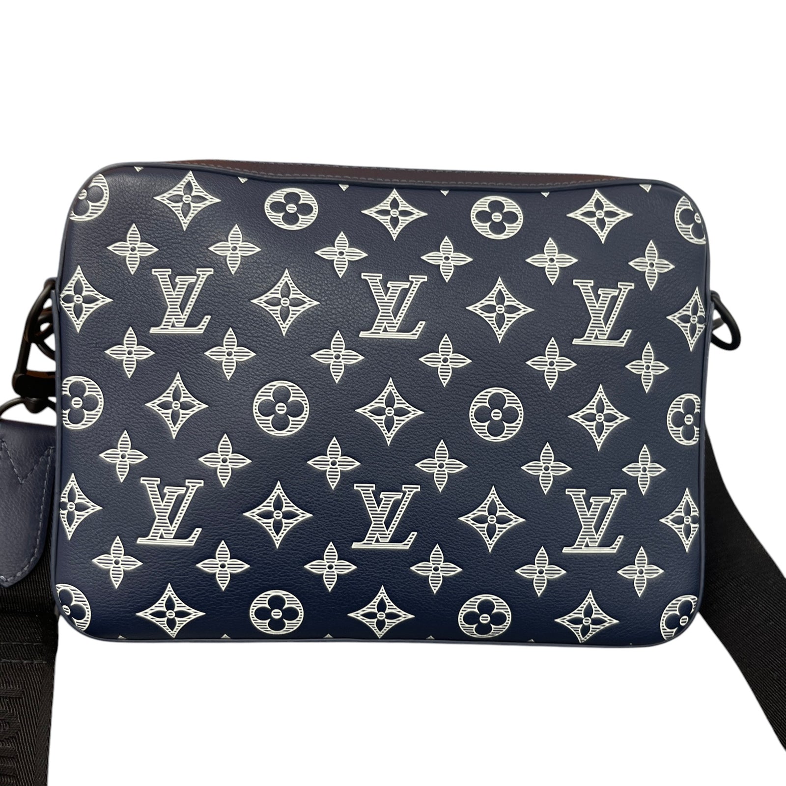 Men's Monogram Shadow Trio Messenger Bag Navy - Photo 3