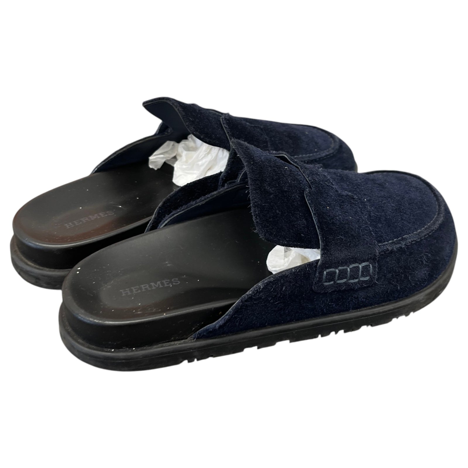 Men's Go Mule Loafers Navy Size UK 7 / EU 41 - Photo 8