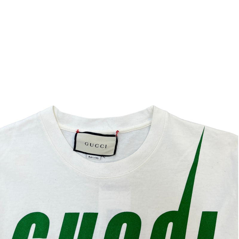 Men's Blade Print T-Shirt Cream Size S