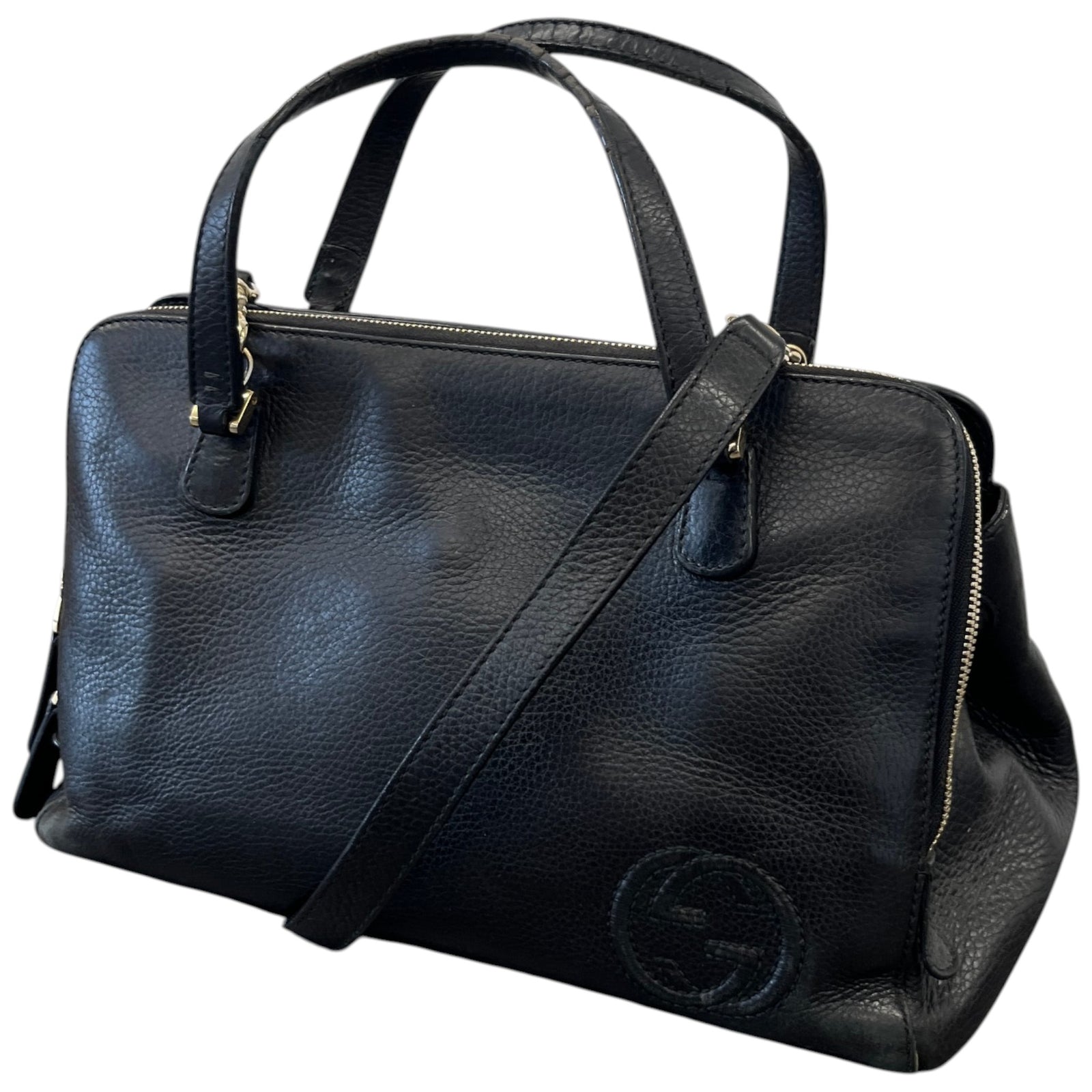 Women's Gg Supreme Microguccissima Bag Black - Photo 3