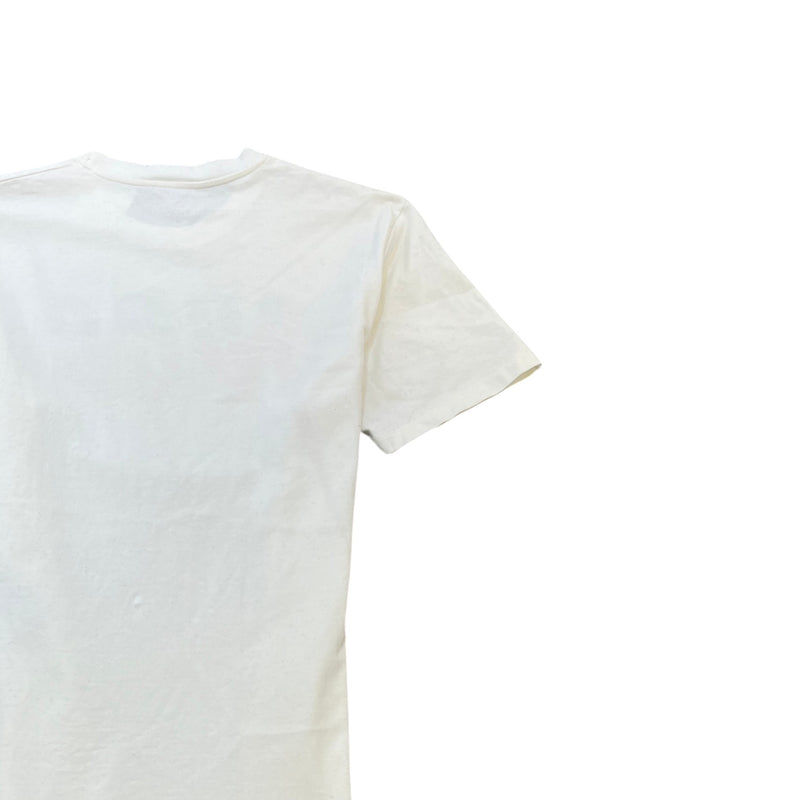 Men's Blade Print T-Shirt Cream Size S