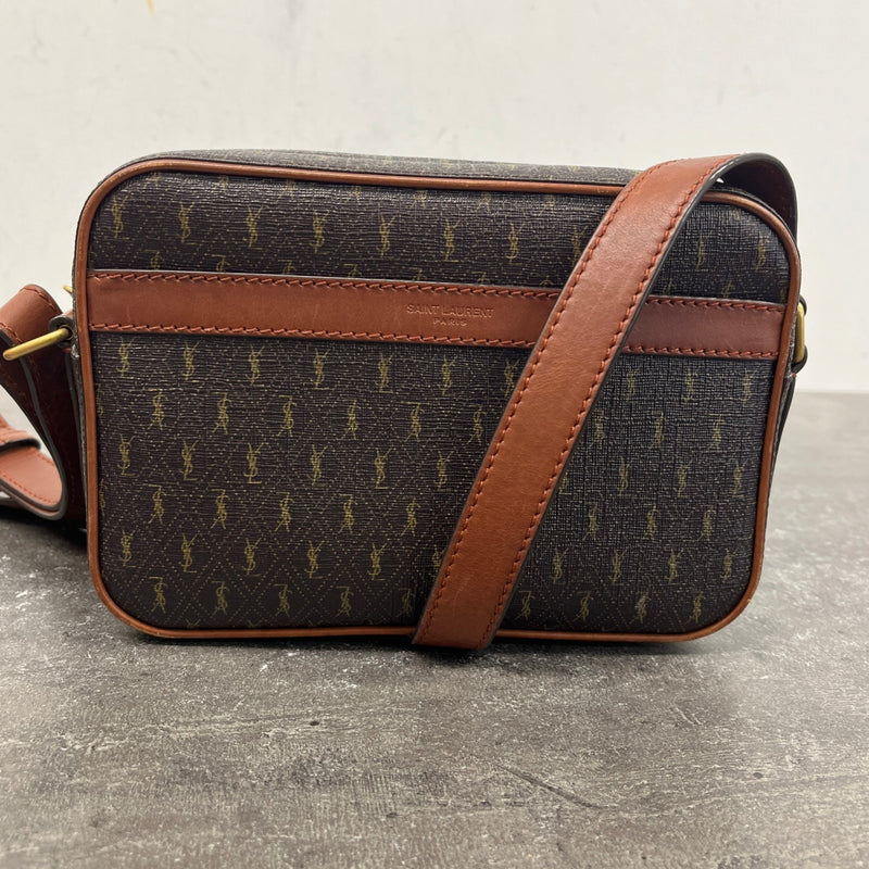 Women's Le Monogramme Camera Crossbody Bag Brown