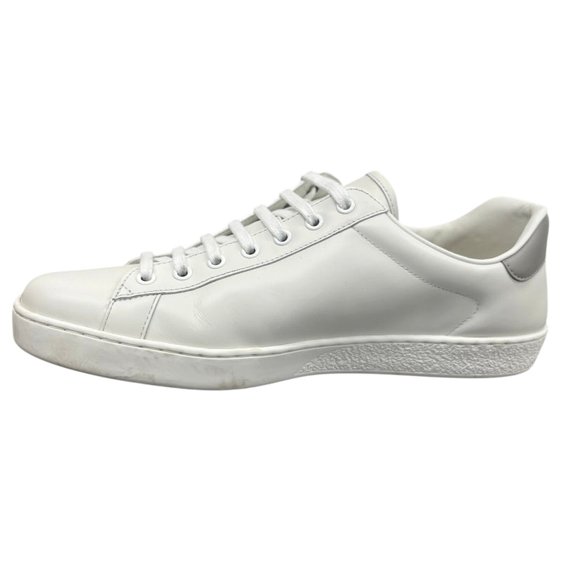 Men's Ace Interlocking G Logo Low Trainers White Size UK 9.5 / EU 43.5