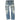 Men's Biker Jeans Blue Size Waist 32"