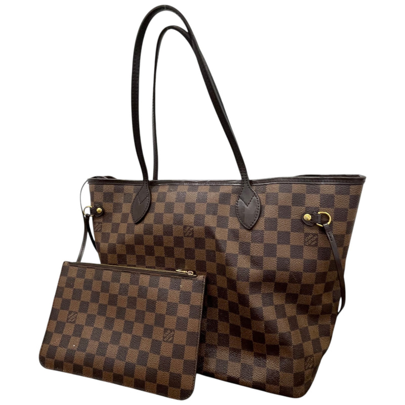Women's Damier Ebene Neverfull Mm Tote Bag Brown