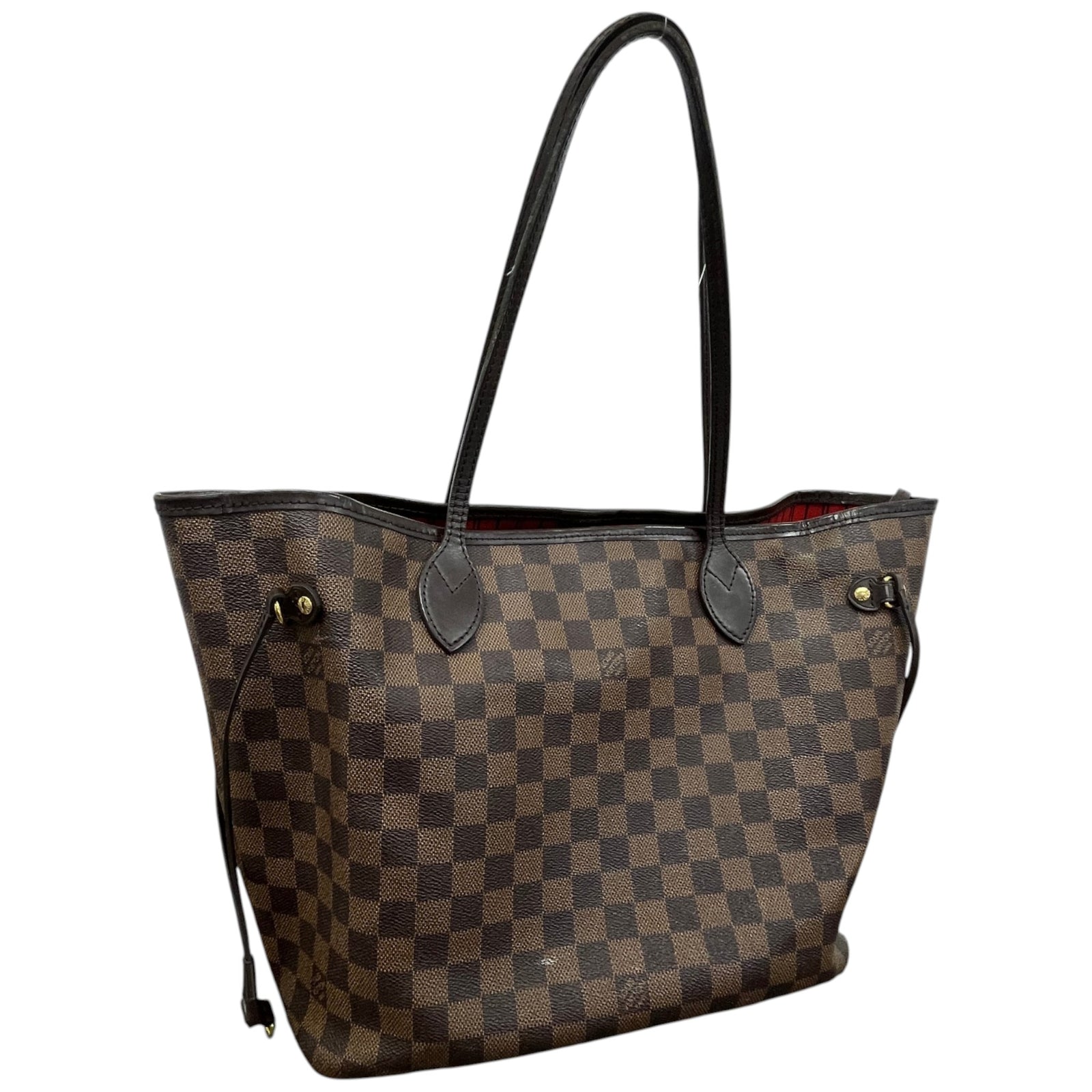 Women's Damier Ebene Neverfull Mm Tote Bag Brown - Photo 8