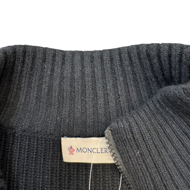 Men's Cardigan Tricot Jacket Black Size 3 / L