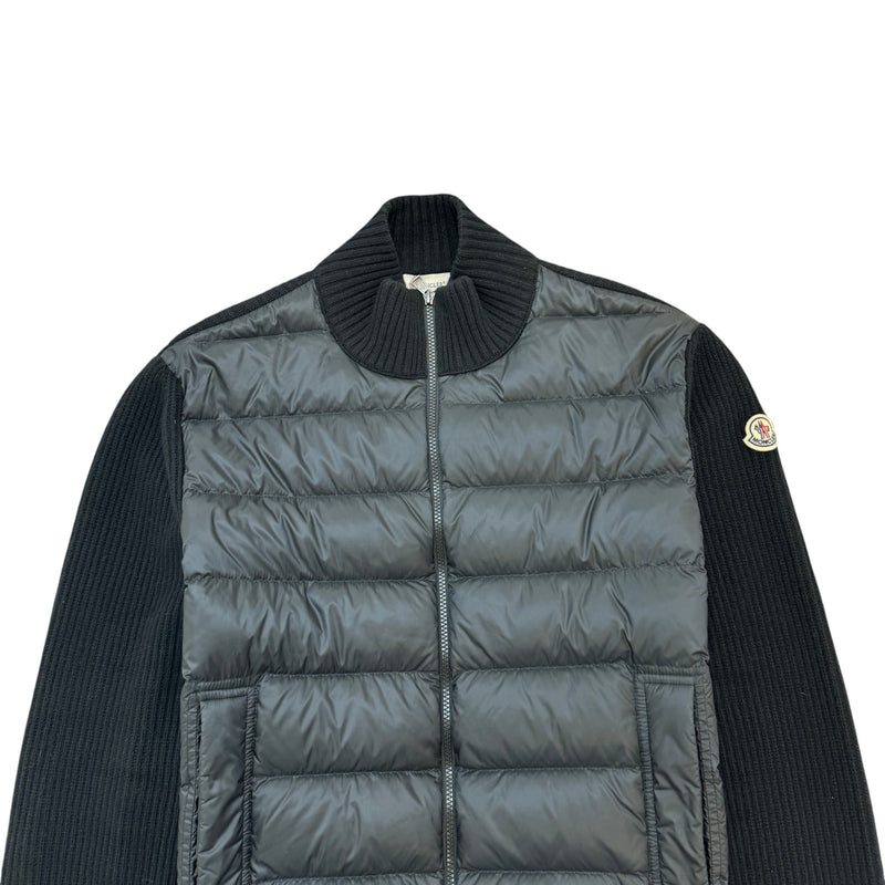 Men's Cardigan Tricot Jacket Black Size 3 / L