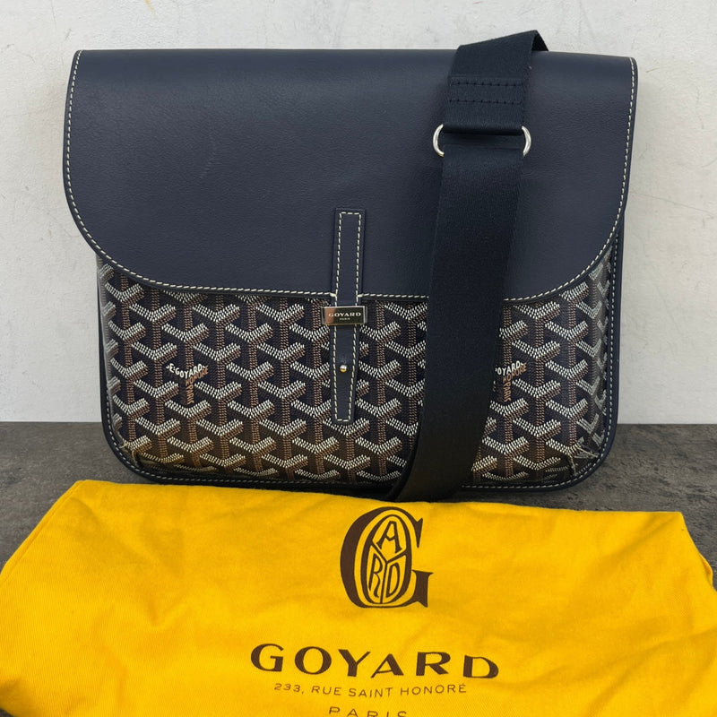 Men's Coursier Messenger Bag Navy