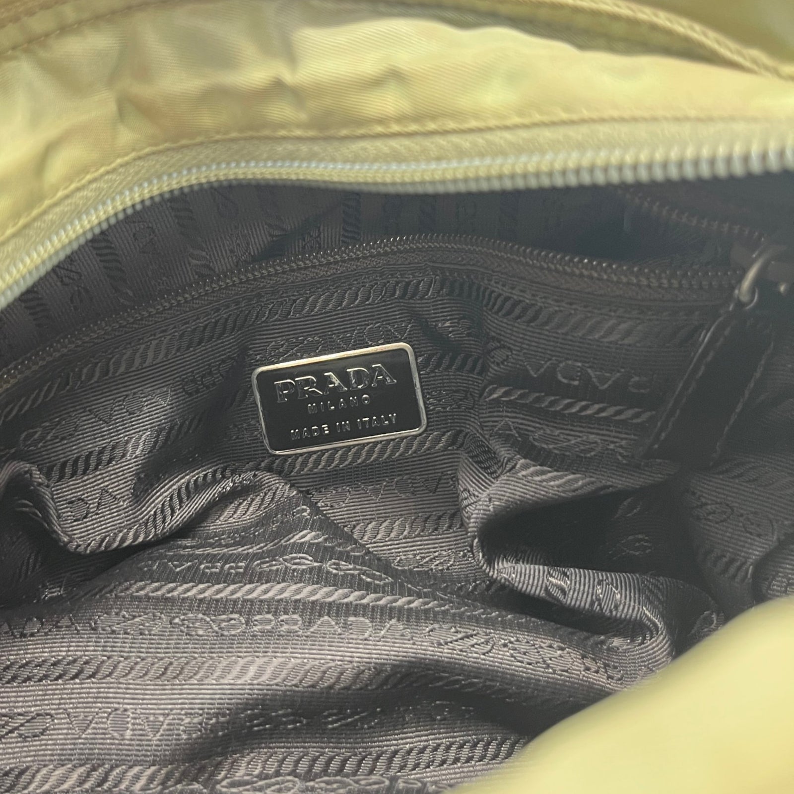 Men's Tessuto Nylon Messenger Bag Green - Photo 10
