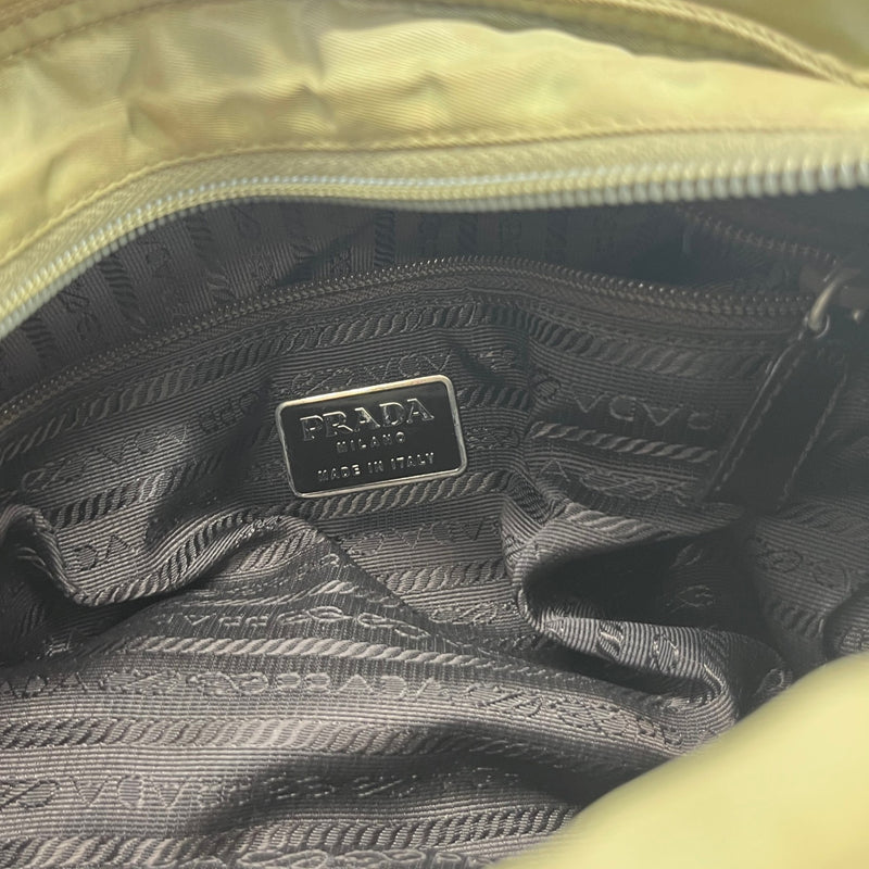 Men's Tessuto Nylon Messenger Bag Green