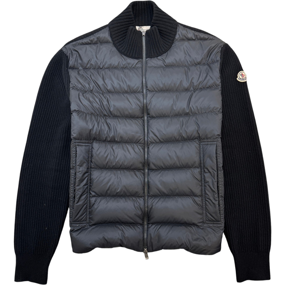 Men's Cardigan Tricot Jacket Black Size 3 / L - Photo 1