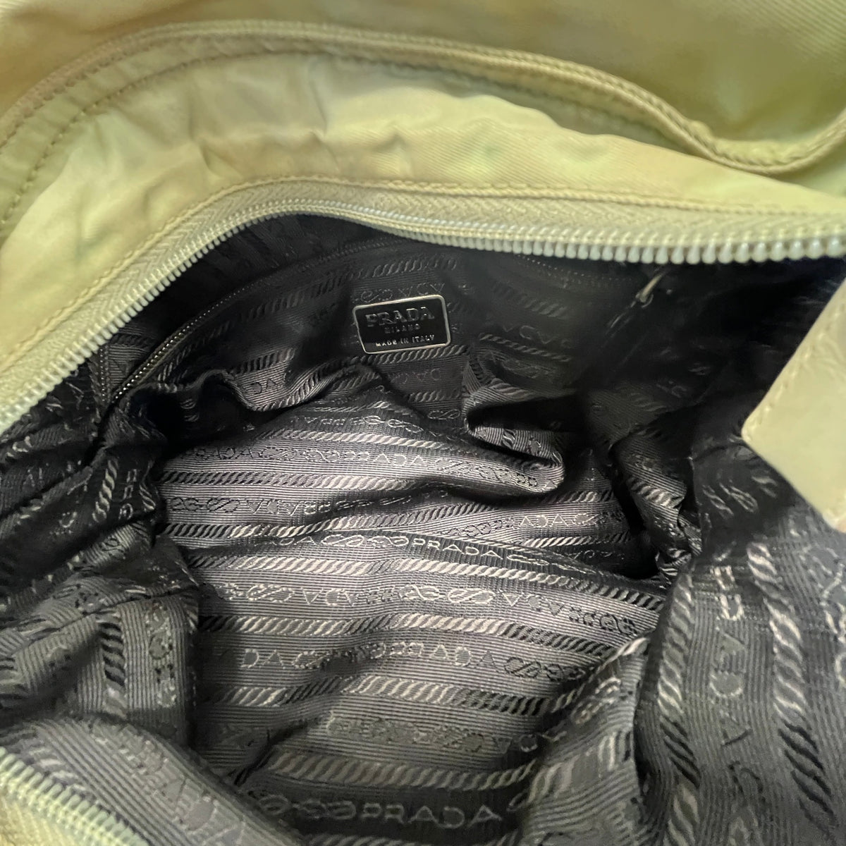 Men's Tessuto Nylon Messenger Bag Green - Photo 11
