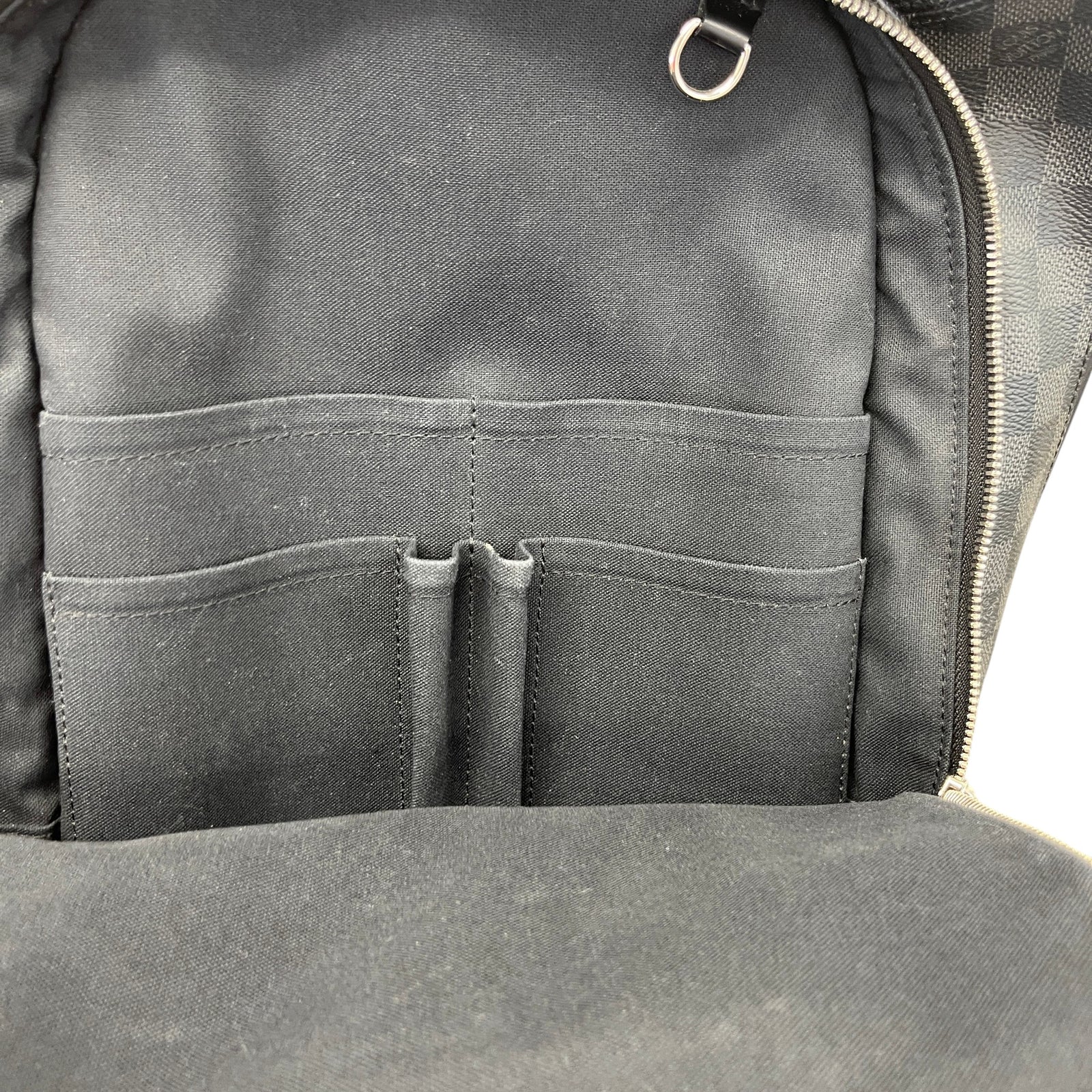 Men's Damier Graphite Michael Backpack Black - Photo 11