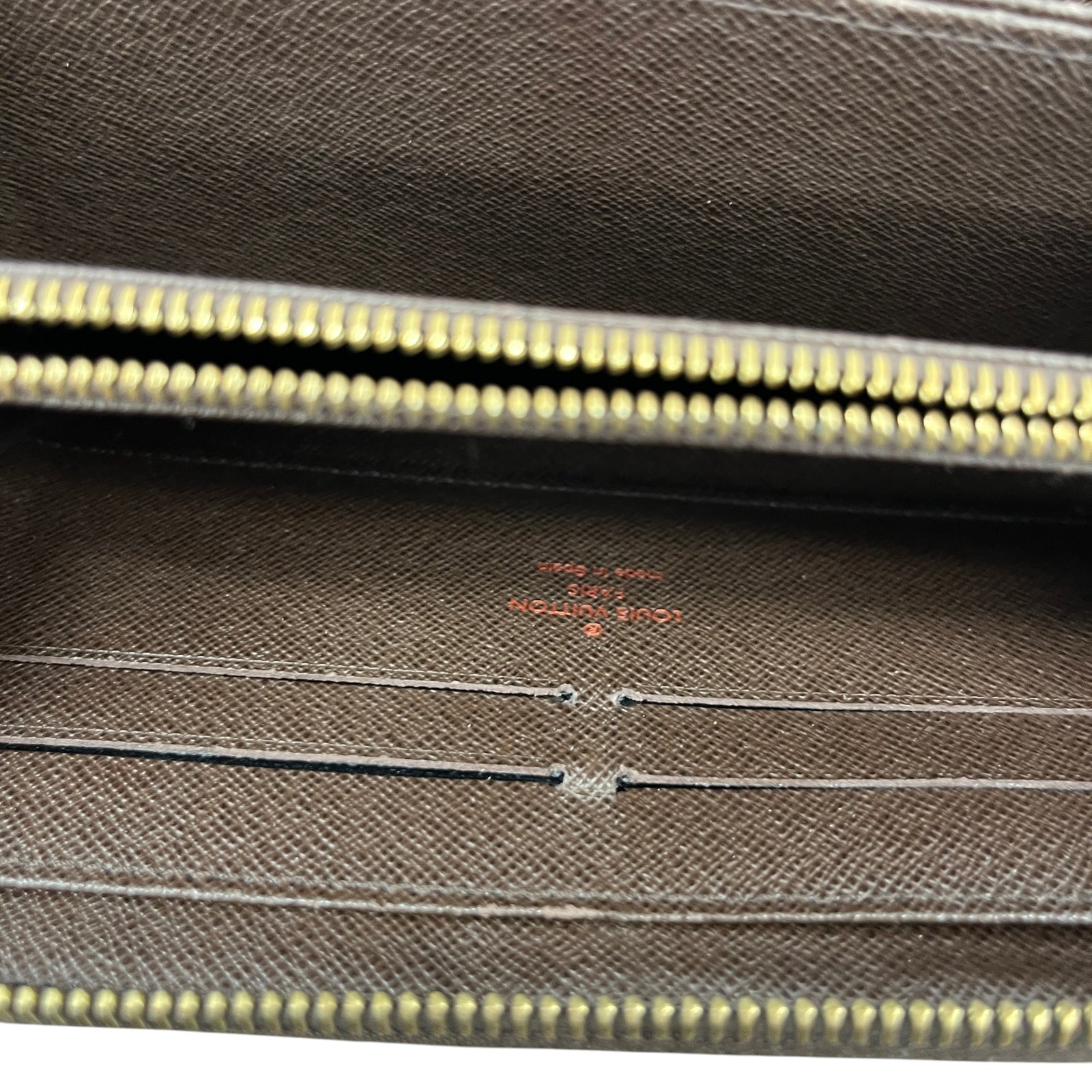 Women's Damier Ebene Zippy Wallet Brown - Photo 7