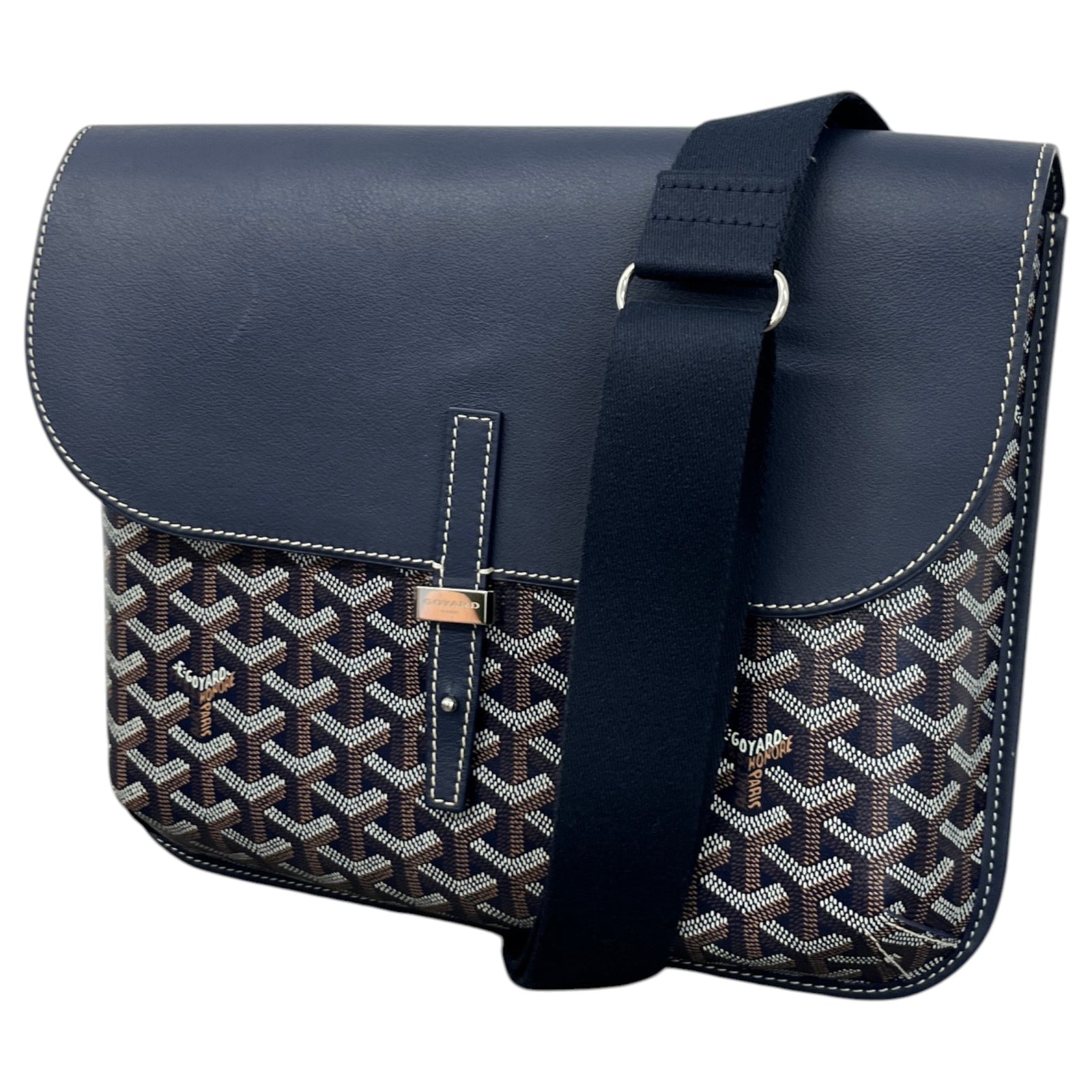 Men's Coursier Messenger Bag Navy - Photo 5