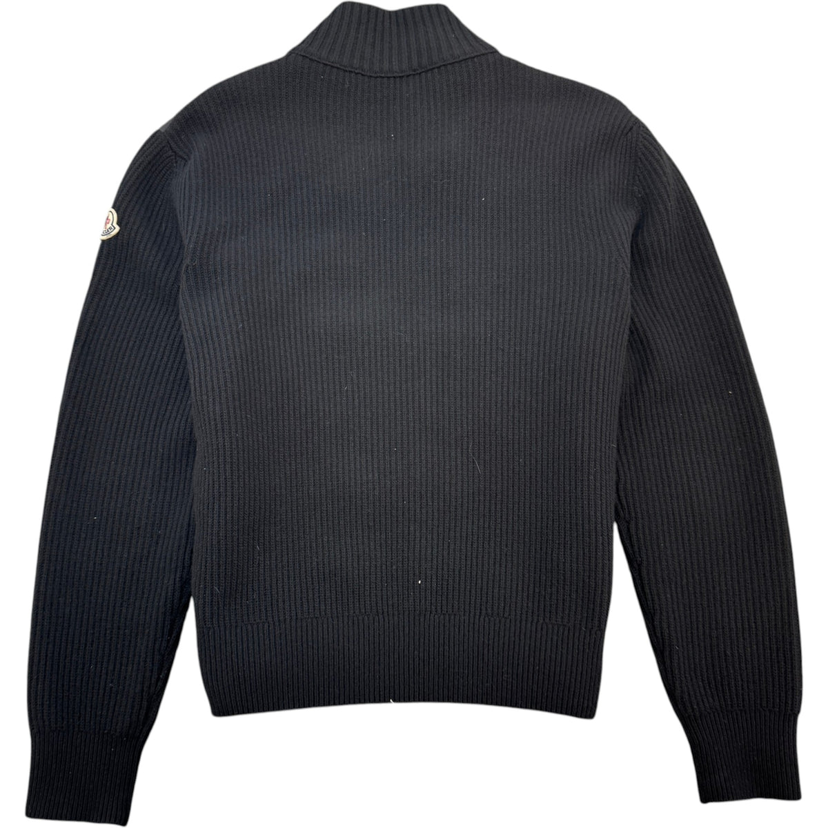 Men's Cardigan Tricot Jacket Black Size 3 / L - Photo 2