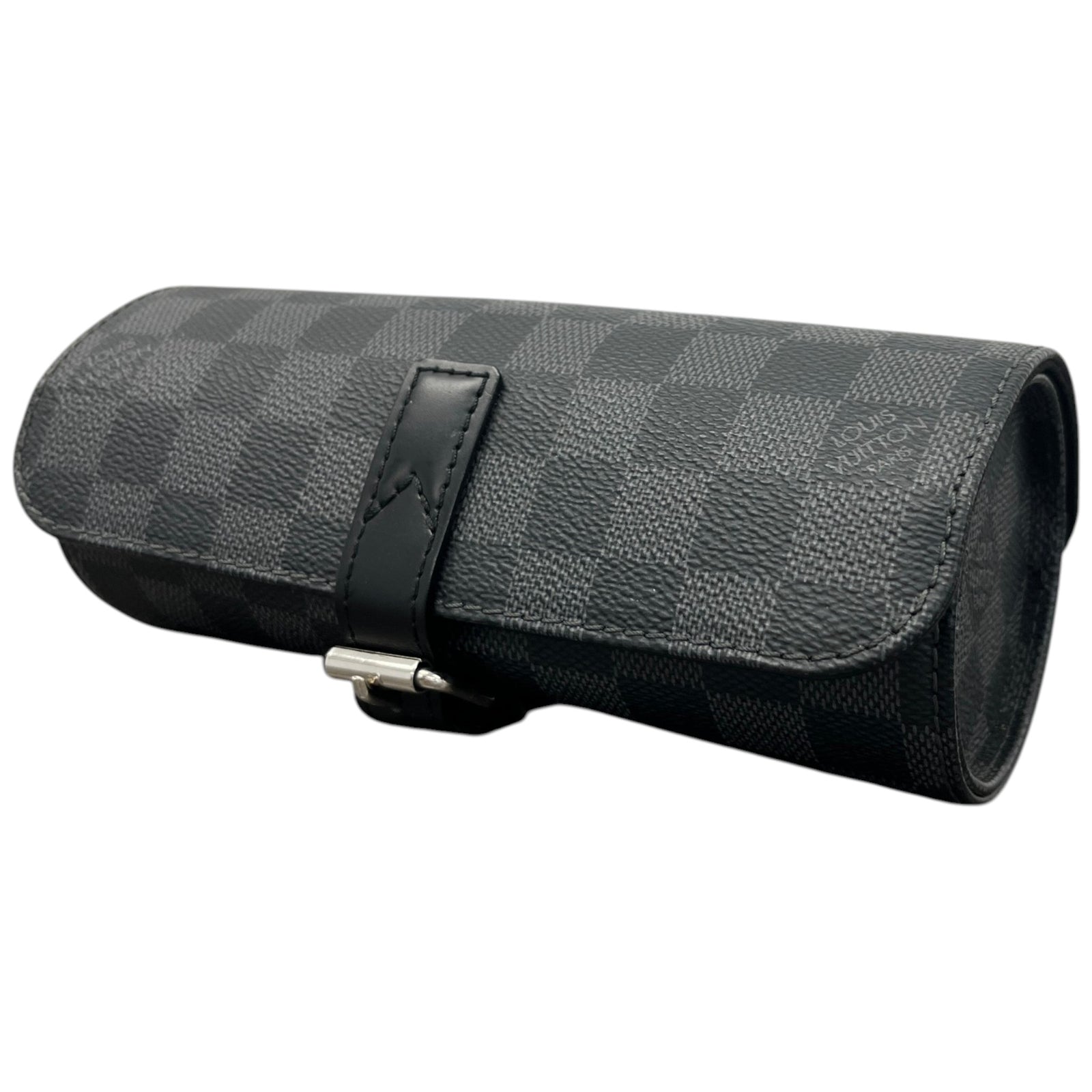 Men's Damier Graphite 3 Watch Case Black - Photo 4