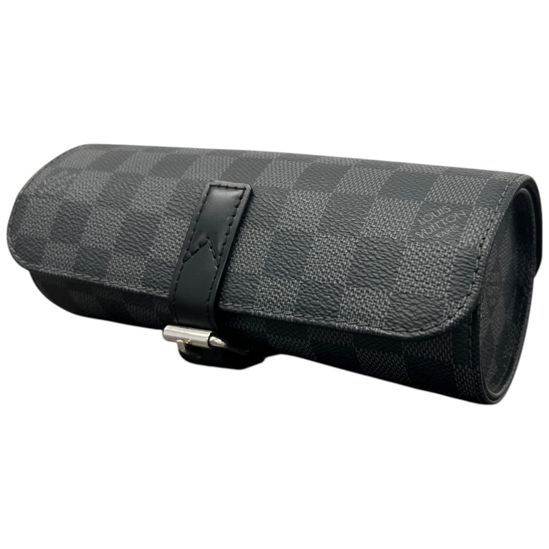 Men's Damier Graphite 3 Watch Case Black