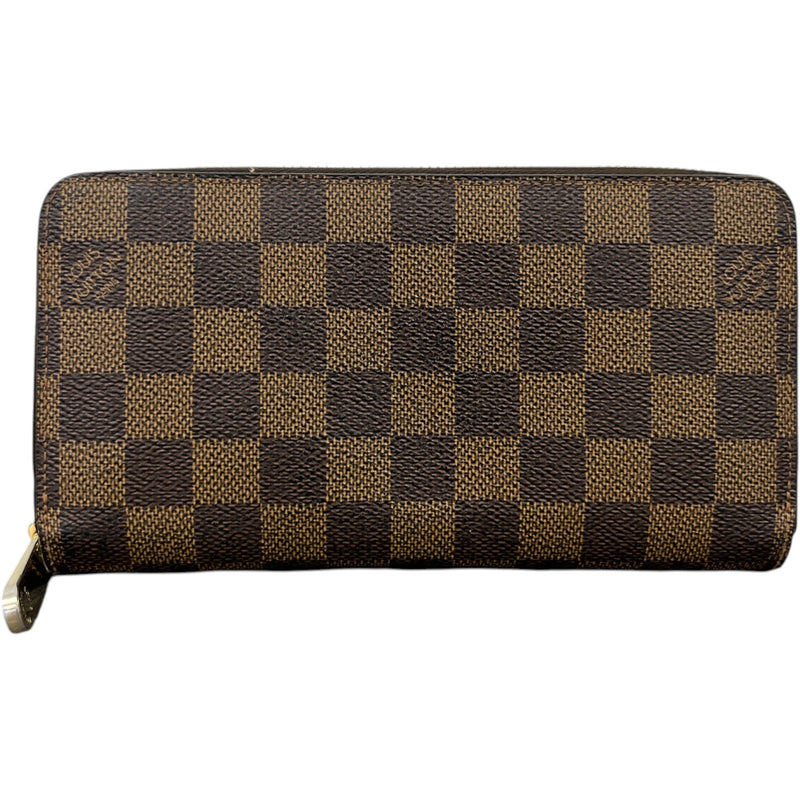 Women's Damier Ebene Zippy Wallet Brown