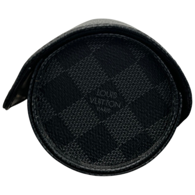 Men's Damier Graphite 3 Watch Case Black