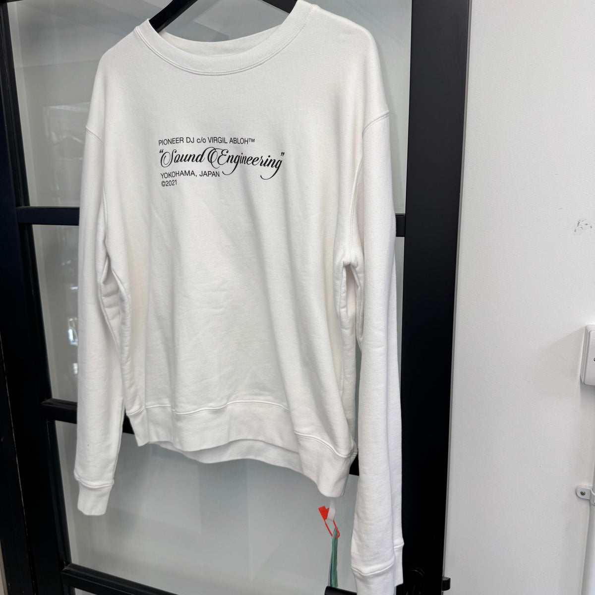 Men's X Pioneer Sound Engineering Sweatshirt White Size L - Photo 6
