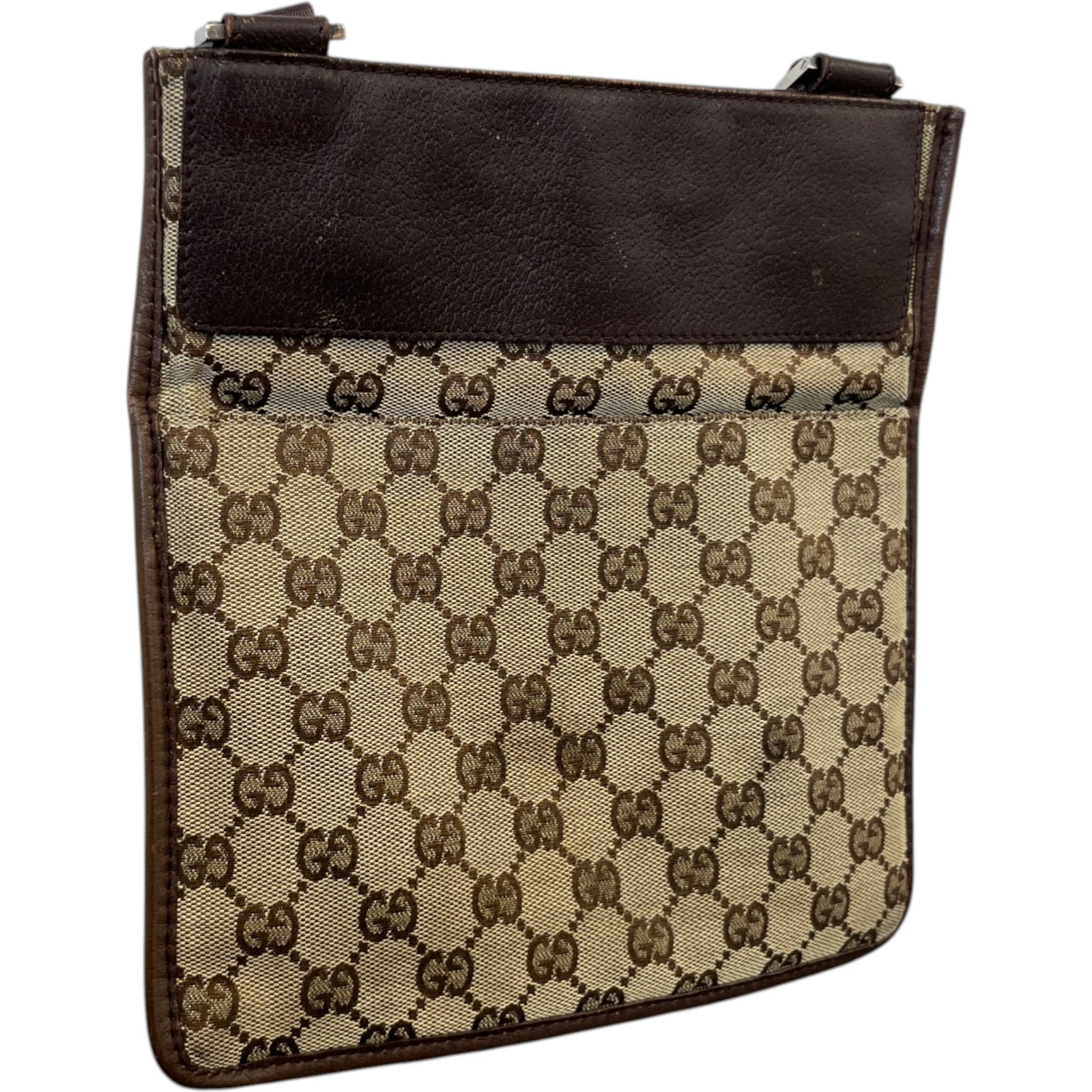 Men's Gg Supreme Messenger Bag Beige - Photo 6