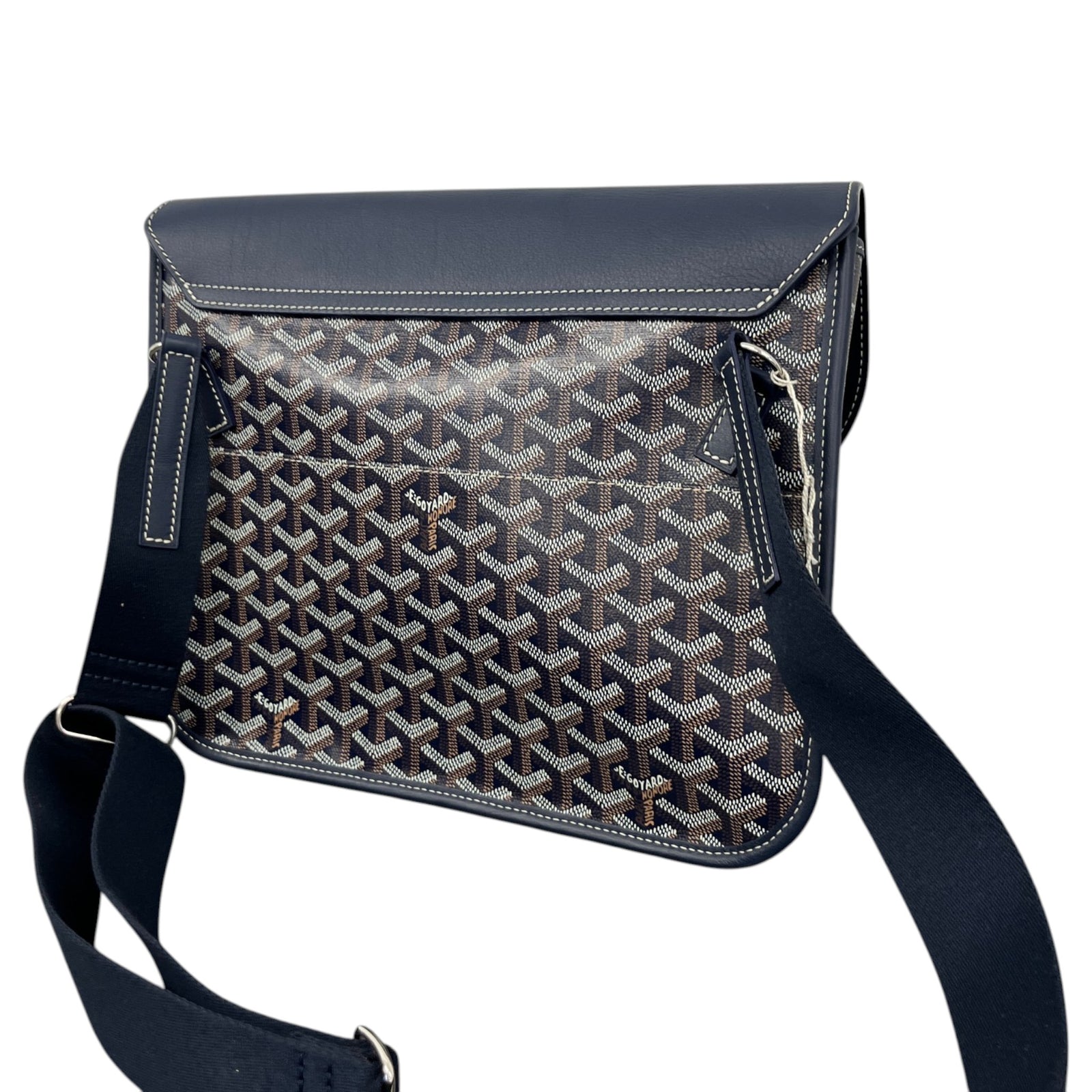 Men's Coursier Messenger Bag Navy - Photo 10