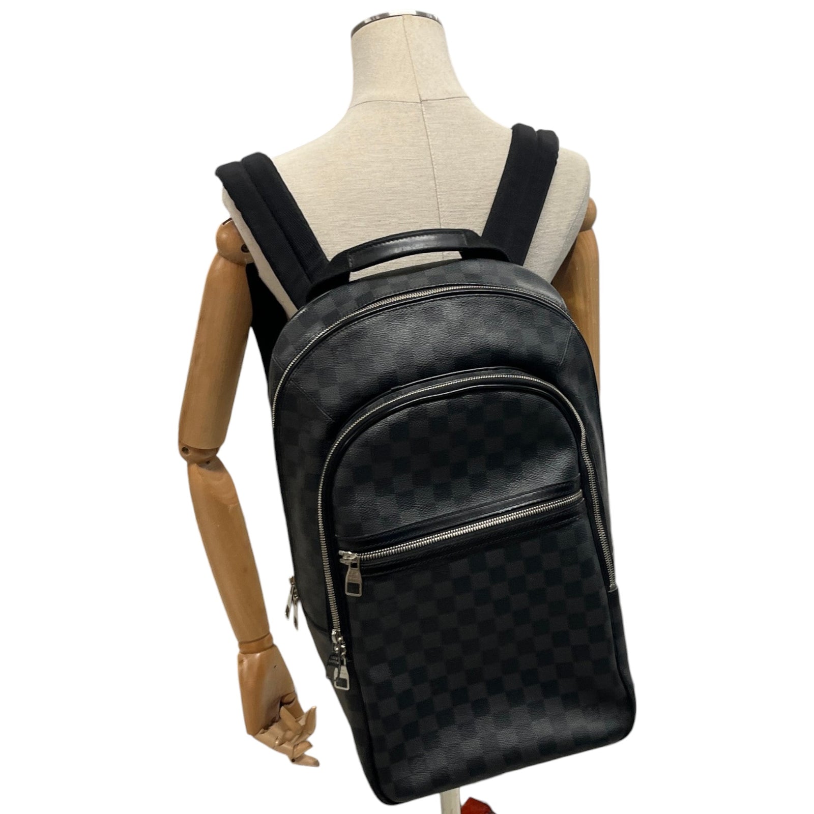 Men's Damier Graphite Michael Backpack Black - Photo 2