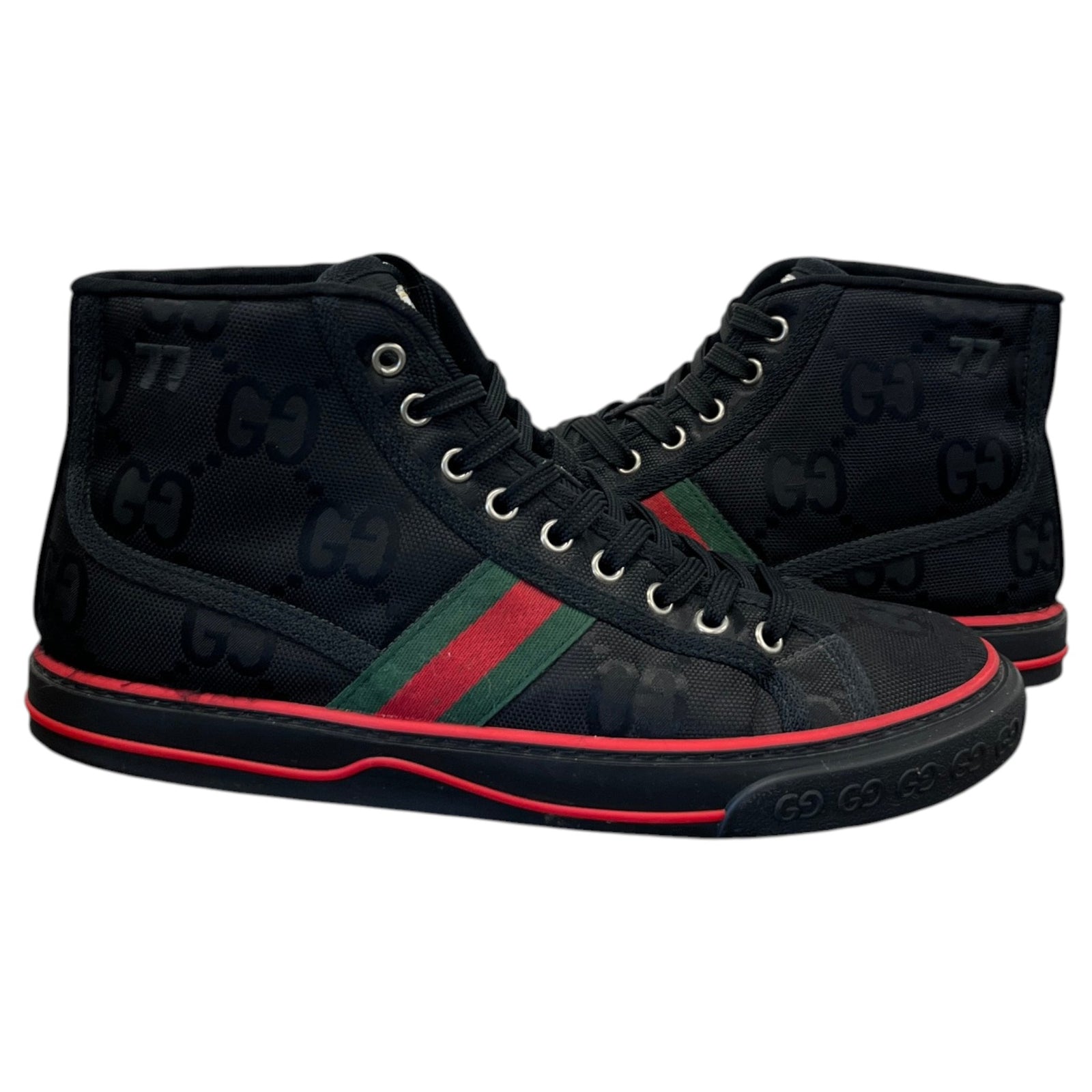 Men's Tennis 1977 High Trainers Black Size UK 7 / EU 41 - Photo 3