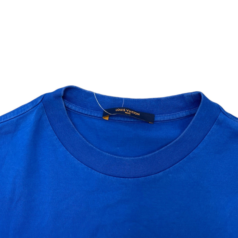 Men's Monogram Gradient T-Shirt Blue Size L