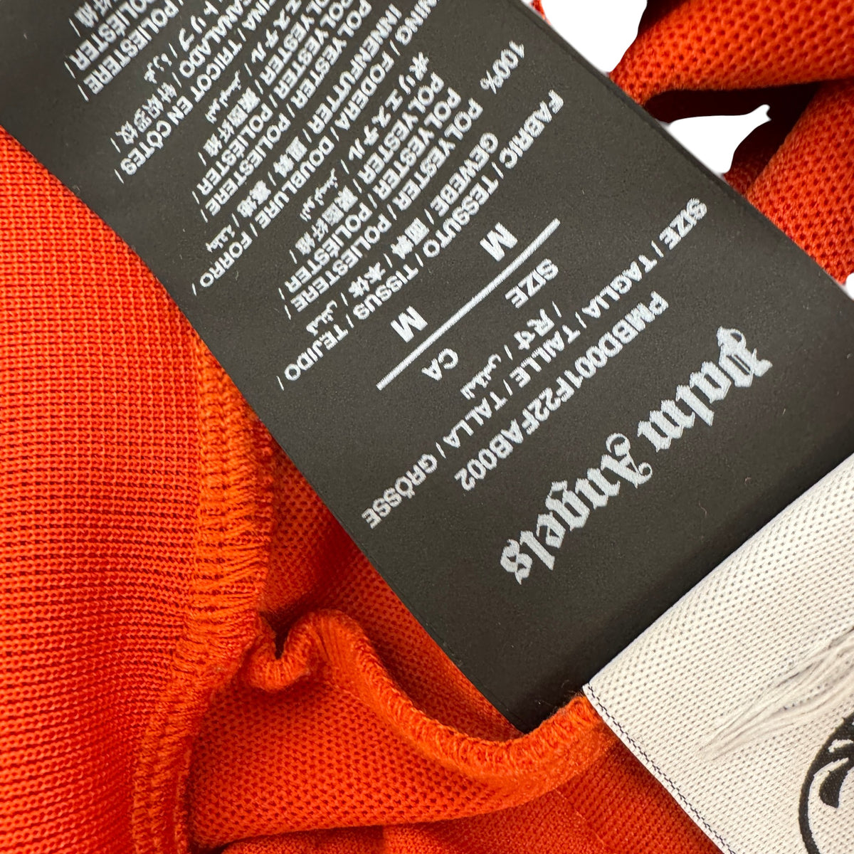 Men's Logo Print Track Jacket Burnt Orange Size M - Photo 6