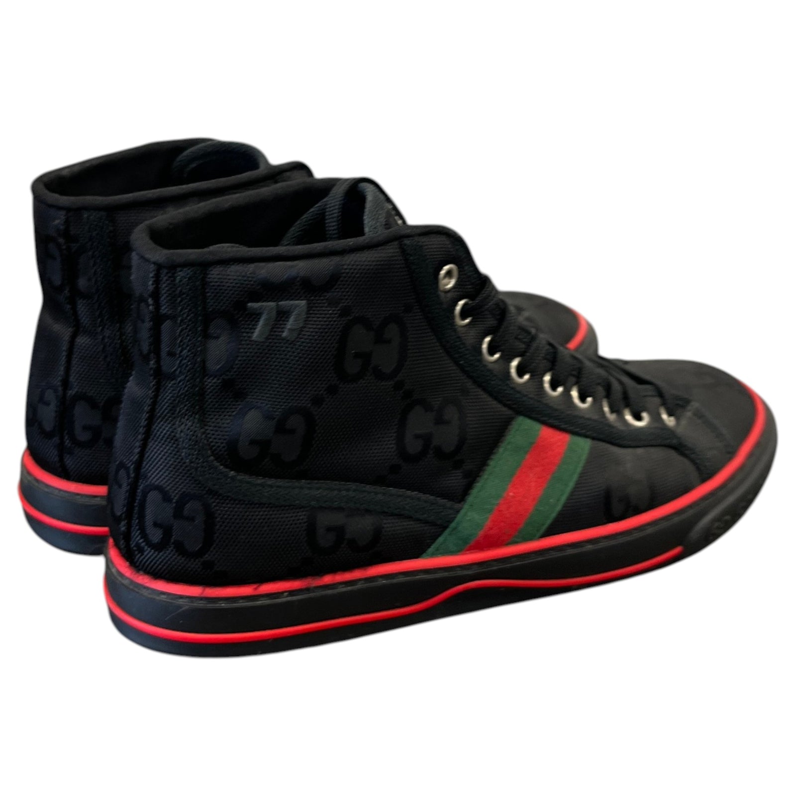 Men's Tennis 1977 High Trainers Black Size UK 7 / EU 41 - Photo 8