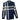 Men's Check Print Long Sleeve Shirt Navy Size S