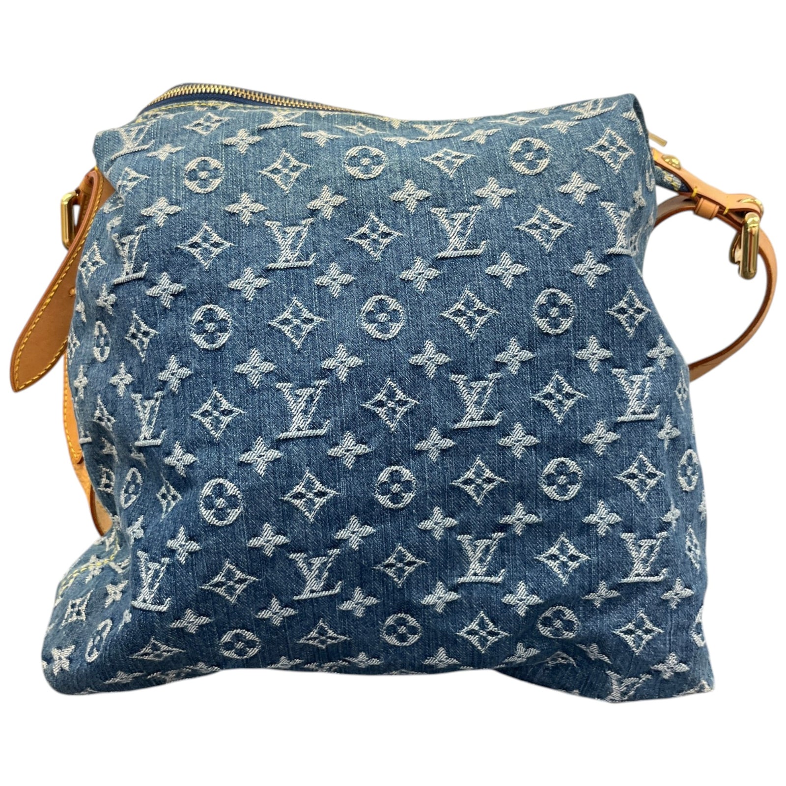 Women's Monogram Denim Baggy Gm Bag Blue - Photo 3