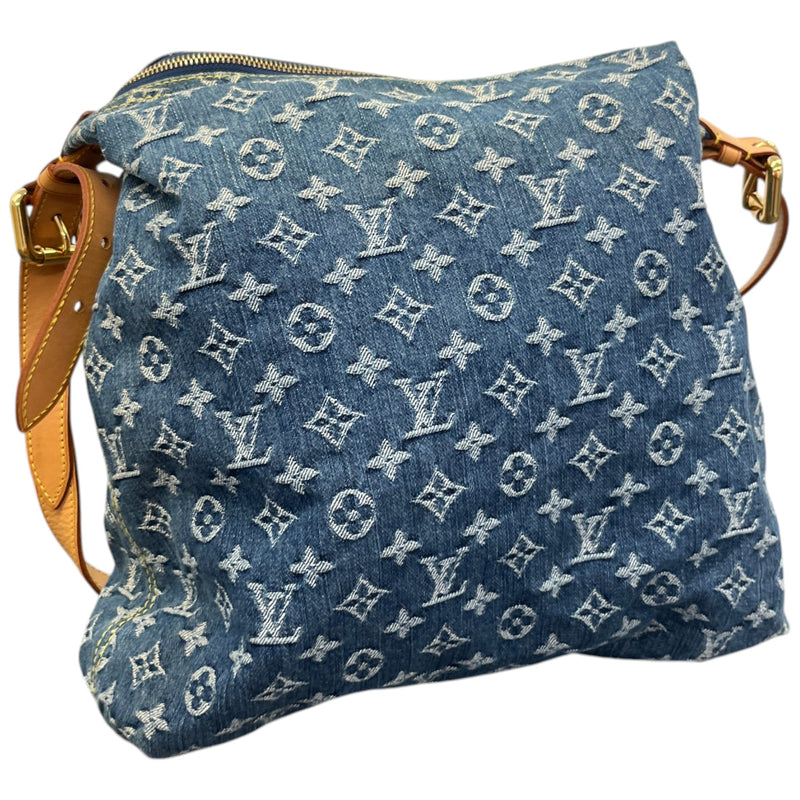 Women's Monogram Denim Baggy Gm Bag Blue