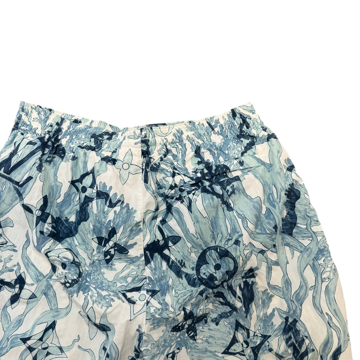 Men's Aquagarden Monogram Shorts White Size L / W34 - Photo 4