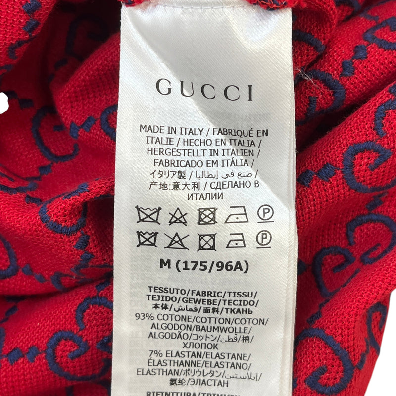 Men's GG Supreme Polo Shirt Red Size M