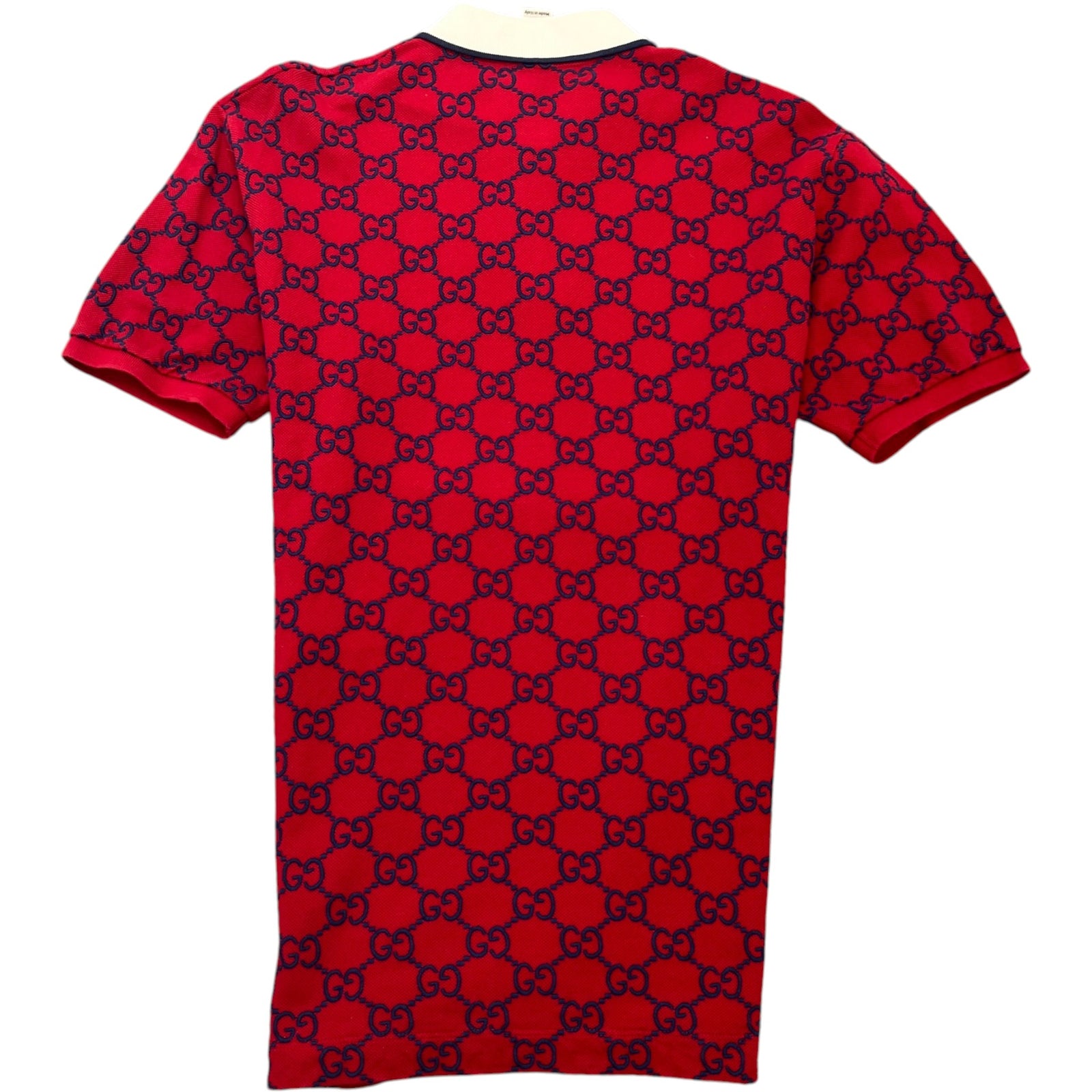 Men's GG Supreme Polo Shirt Red Size M - Photo 2