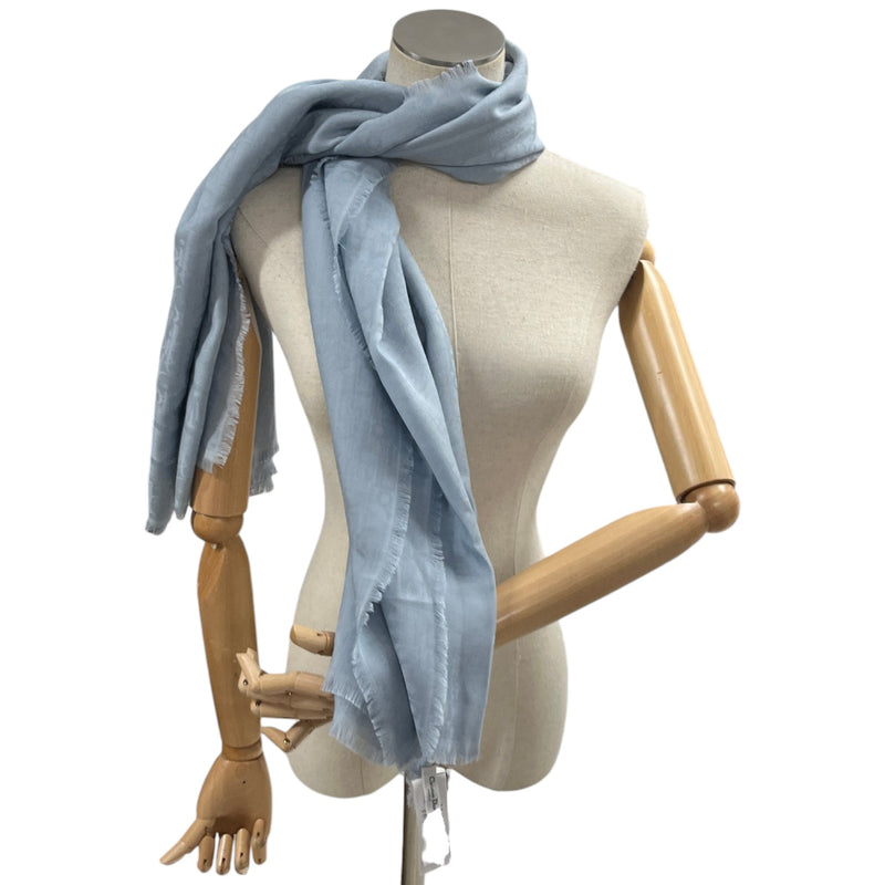 Women's Oblique Scarf Blue