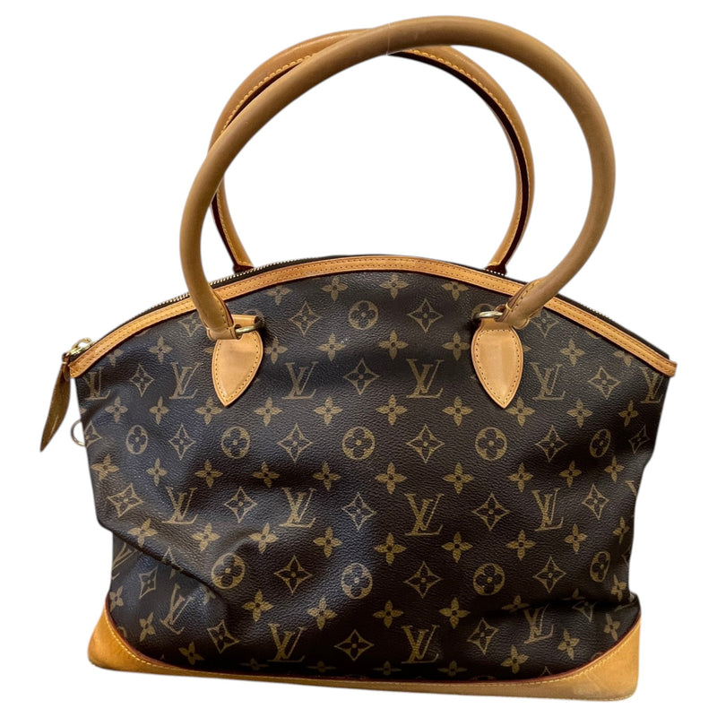 Women's Monogram Lockit Horizontal Bag Brown