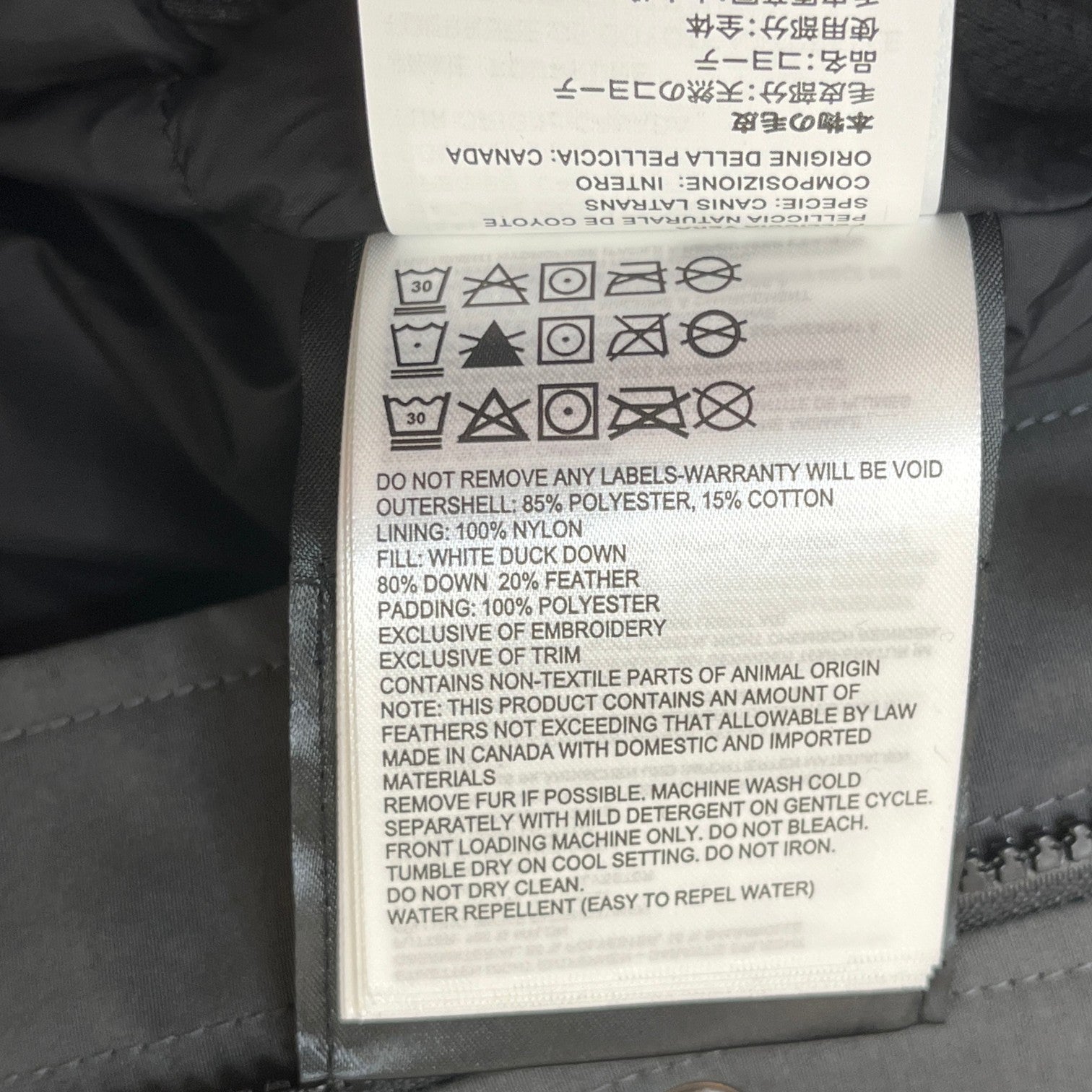 Men's Youth Chilliwack 7-8 Years Down Jacket Grey Size XXS - Photo 9