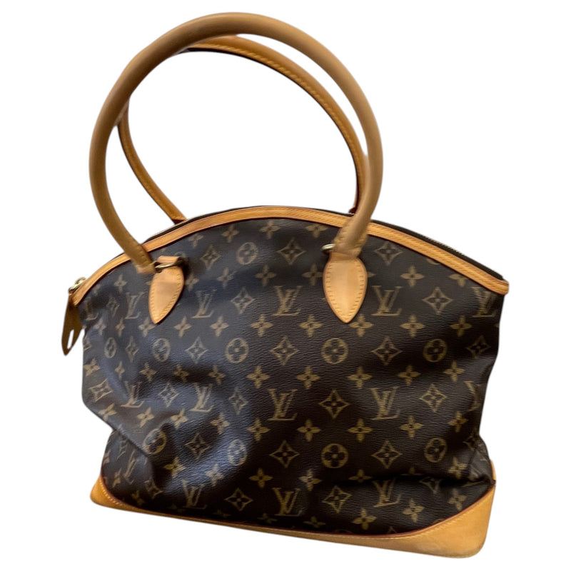 Women's Monogram Lockit Horizontal Bag Brown